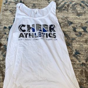 White Cheer Athletics Tank top